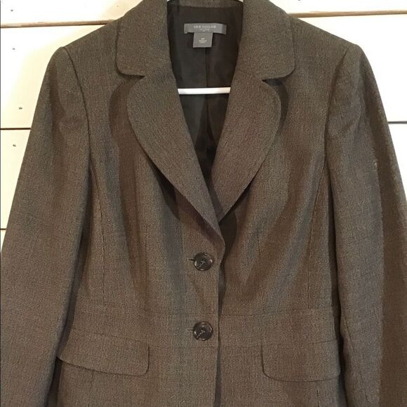 ANN TAYLOR Petite Blazer Jacket 2 Button Career - Picture 1 of 6